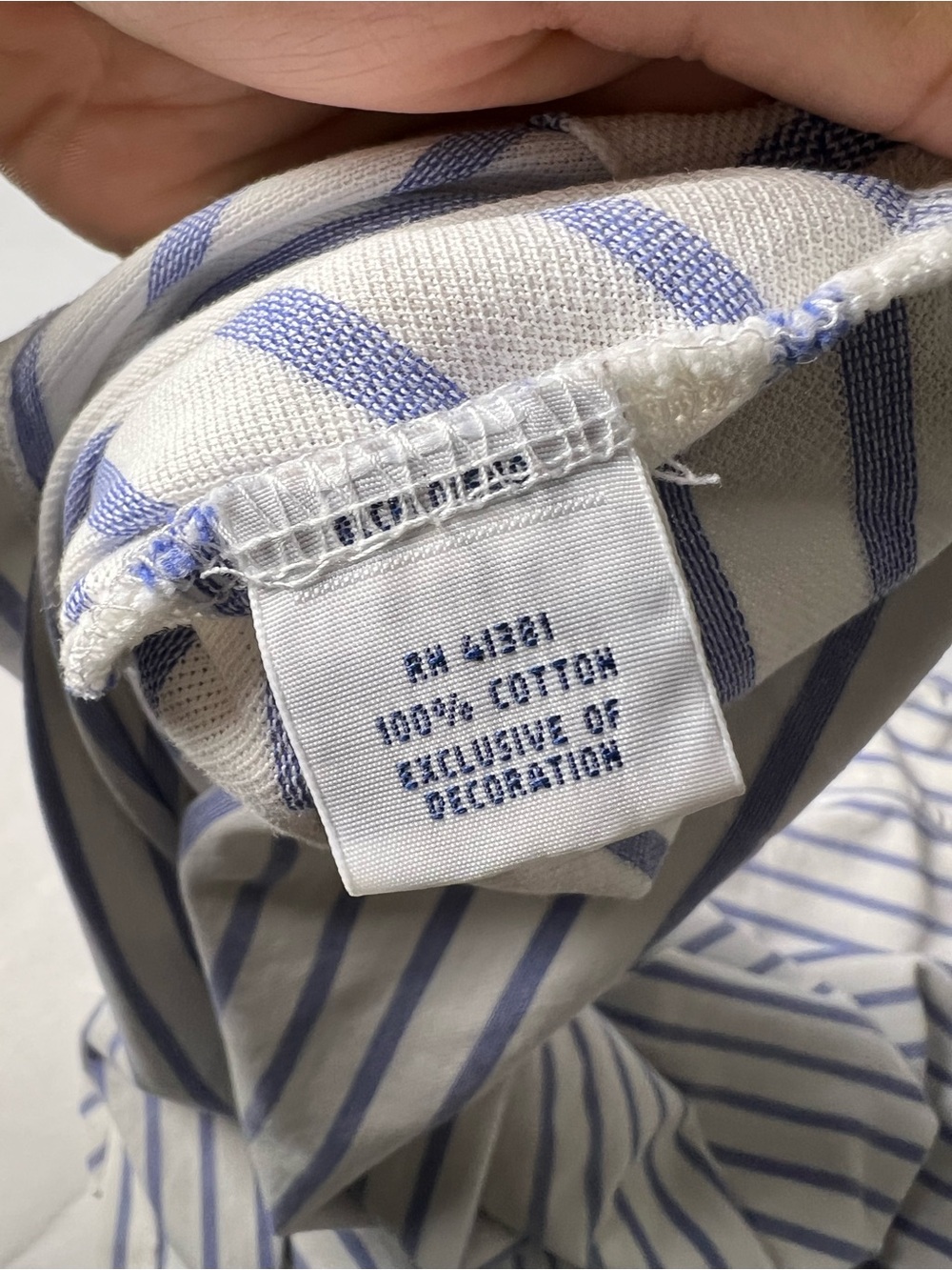 Ralph Lauren blue and white striped polo shirt - Picture 11 of 11